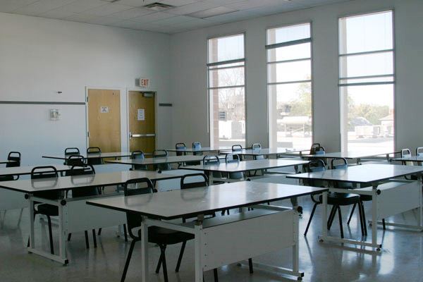 Art Classroom tables and chairs