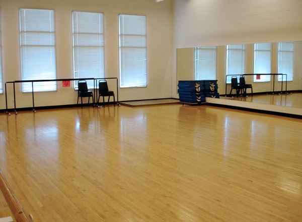 Dance studio dance floor