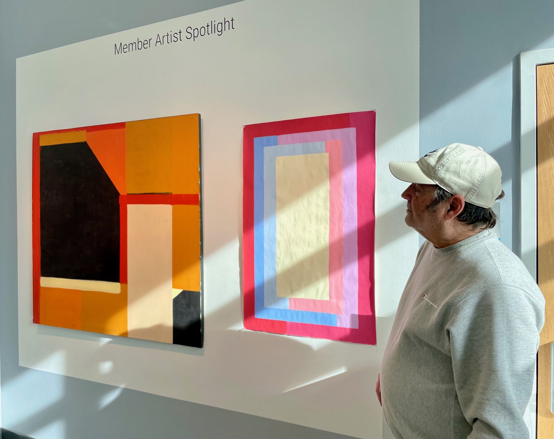 John Caron's Member Artist Spotlight of two paintings at Hopkins Center for the Arts